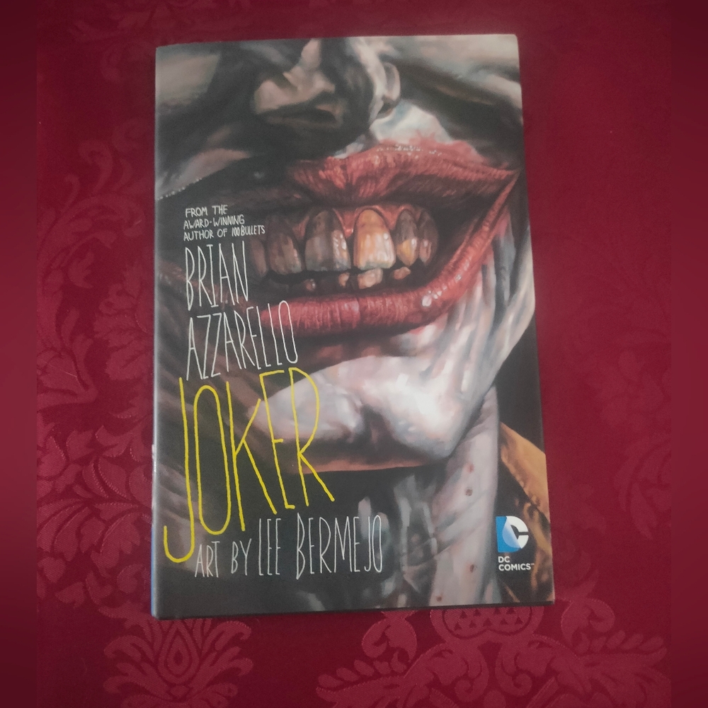DC Comics Joker Art - Red, Yellow, Black, White